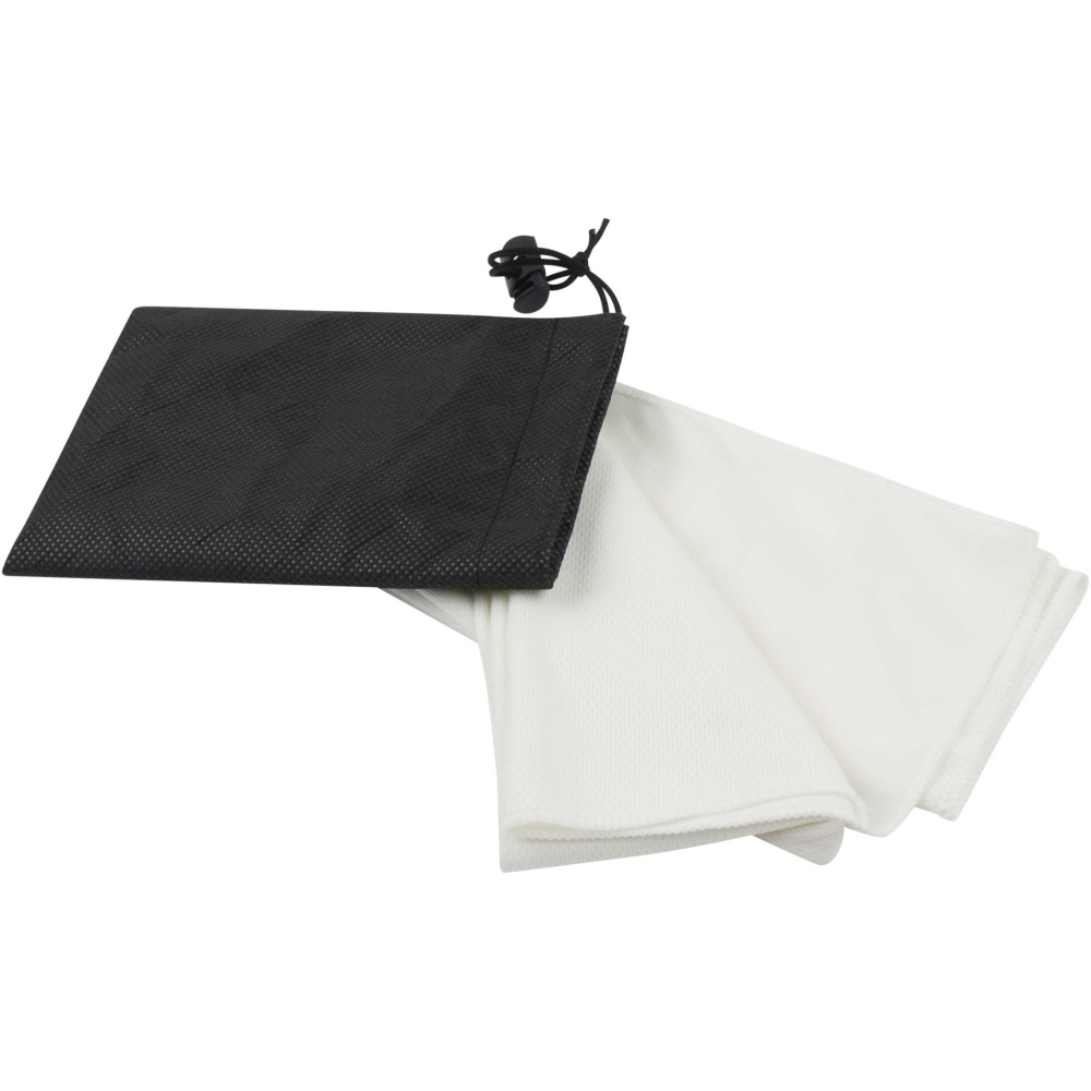 Logotrade promotional gift picture of: Lucas RPET sport towel 30x80 cm